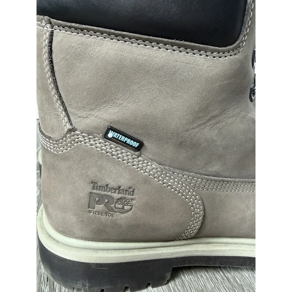 Timberland PRO 24/7 Waterproof Steel Toe Work Boots Men's US 13W Gray EH SR